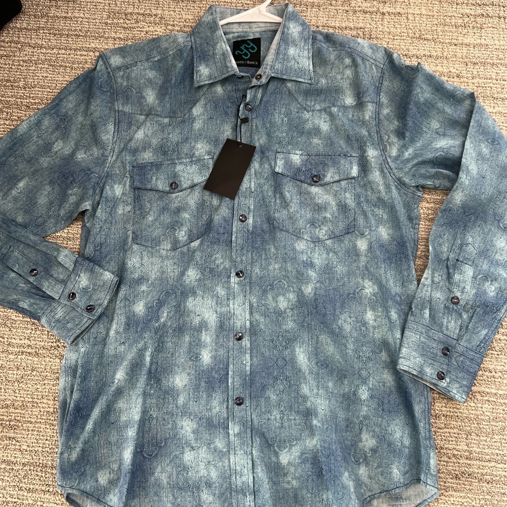 Pinto Ranch YY Collection Long Sleeve Button Down 🆕 - Picture 3 of 5